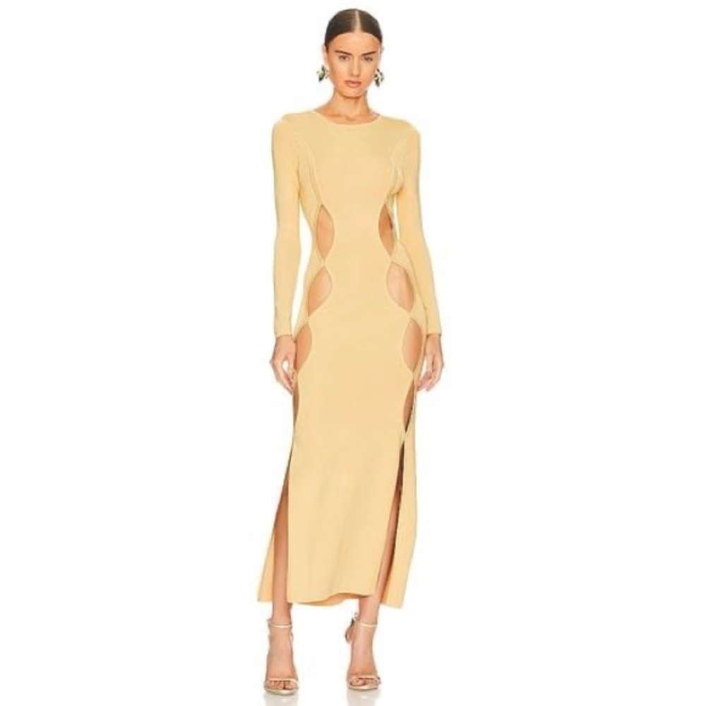 AUTEUR THE CHARLIE SLIT KNIT DRESS size S
